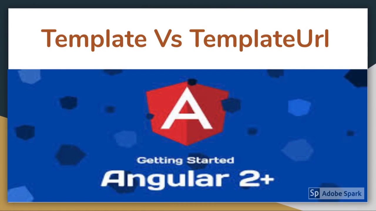 Template Vs Templateurl In Angular2  - Part7