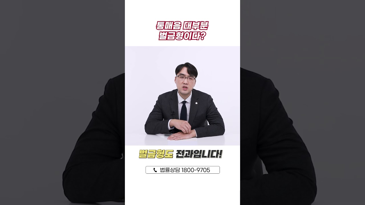 통매음처벌은 무조건 벌금형이다?