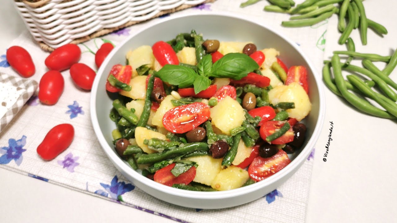 Insalata di patate e fagiolini, un piatto ideale per l'estate!