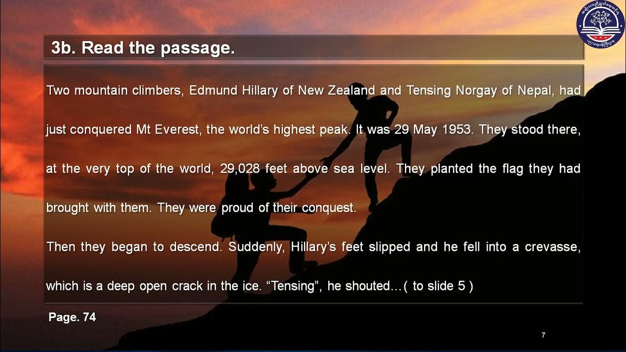 Grade 7 English, Unit 8 Lesson 2 ( Friends always help each other