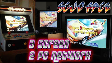 Scud Race - 3 Screen 2 PC Network (Beginner Day)