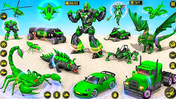 Scorpion 🦂 Robot Car Transform Wars - Android Gameplay