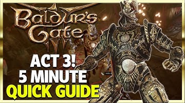 How To Disable The Steel Watch in Baldur