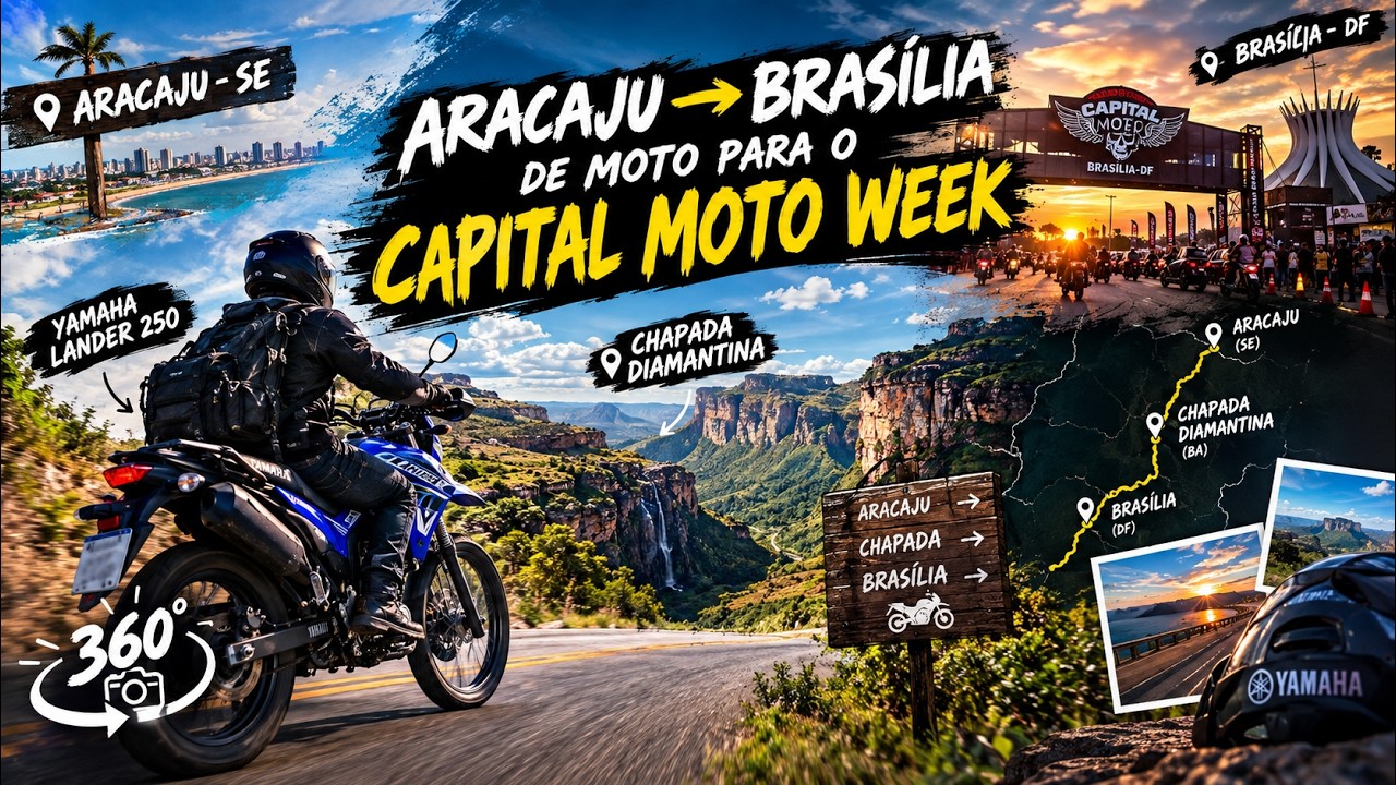 ARACAJU-BRASÍLIA DE MOTO  Motoweek