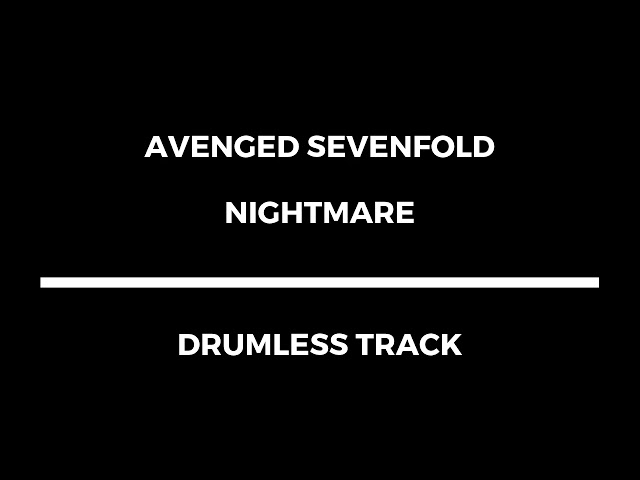 Avenged Sevenfold - Nightmare (drumless) class=