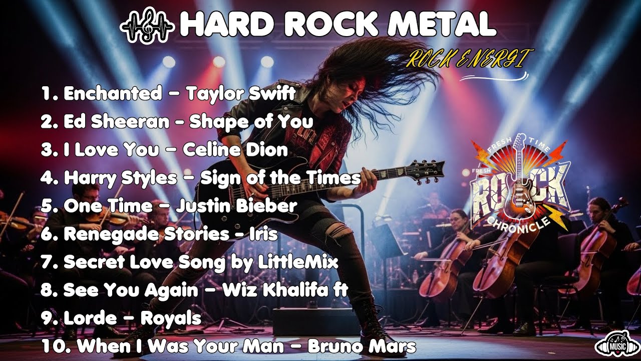 Best Classic Rock Songs Of All Time 🎧 Guns N' Roses, Nirvana, Metallica|| ENCHANTED - ED SHERAN