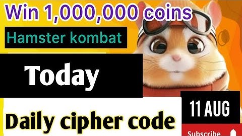 Hamster kombat daily cipher 11 agust | Hamster kombat daily cipher code