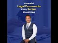 Essential Legal Documents Every Senior Should Have