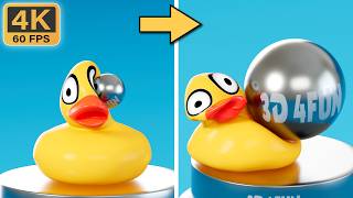 The Most Satisfying Blender 3D Physics 🤯 Duck, Squishy Dumplings & Soft Body Compilation [60 FPS] screenshot 1