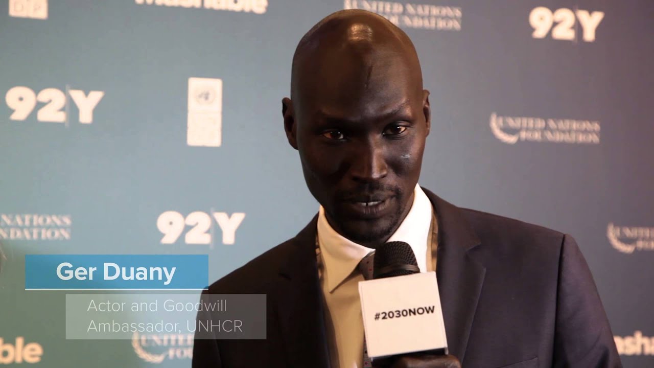 Antonio Guterres, Ger Duany: 2015 Social Good Summit