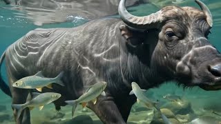 Why African Buffalo Trust Hidden Fish Beneath the Water