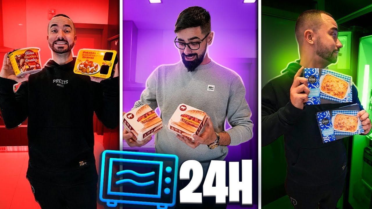 24H A COMER APENAS COMIDA DE MICRO-ONDAS !