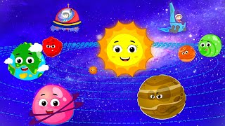 The Planets Song | Nursery Rhymes for Children | Cartoon Videos for Kids | Preschool Learning Videos
