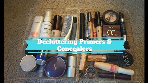 Makeup Declutter- Primers and Concealers