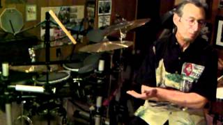 How To Read Drum Music - Example 12, Sixteenth Note Triplets