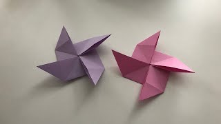 How to make an Origami Windmill Base - EASY