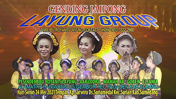JUDUL LAGU BAYU-BAYU - LAYUNG GROUP GENDING JAIPONG SHOW RAMEDAL