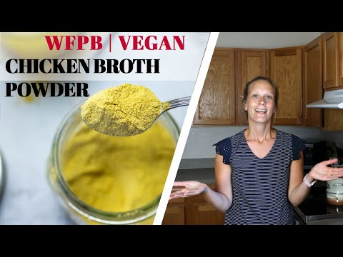 Homemade Vegan Chicken Broth Powder / Bouillon Powder Recipe (wfpb, gluten free)