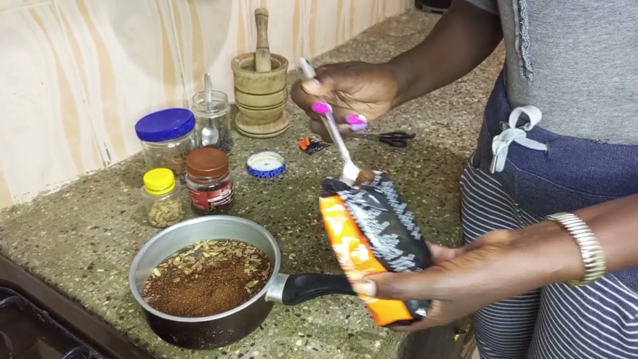 Recipe for Kenyan Swahili bitter coffee(kahawa chungu)