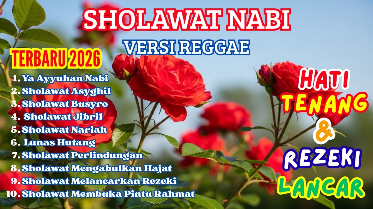 Sholawat Reggae Santai 🕌 Hati Tenang, Pikiran Adem, Dzikir Malam
