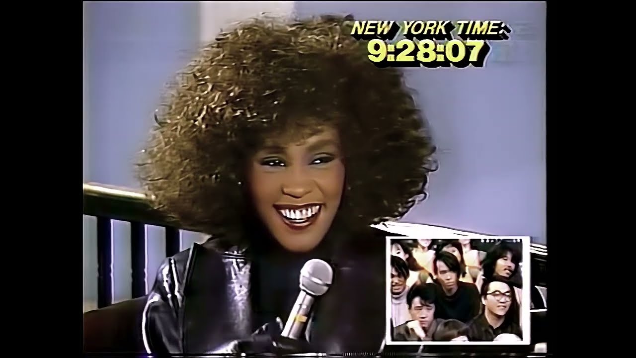 Whitney Houston - Japan TV 1986 Interview & 'All At Once' in HD