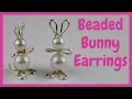 DIY Beaded Bunny Earrings and Pendants Tutorial