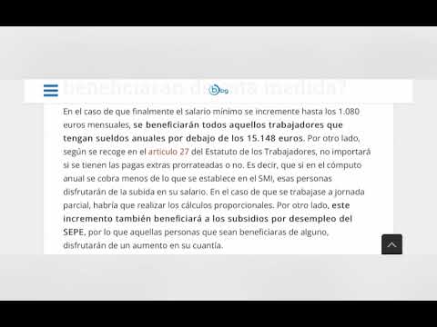 Subida del SMI: qué trabajadores se beneficiarán de ella