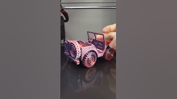3d printing mini jeep #shorts #3dprinting