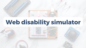 Web disability simulator for web accessibility check