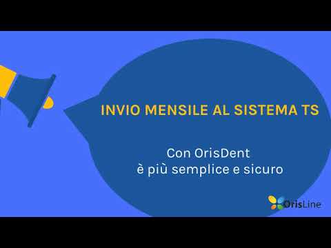 Invio spese al Sistema TS con OrisDent per i dentisti