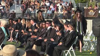 Families, friends, gather at SLO High School to celebrate graduating seniors