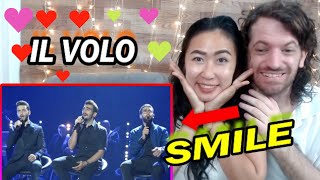 Italian Group IL VOLO - SMILE (Michael Jackson Cover) | Thai-Canadian REACTION!!