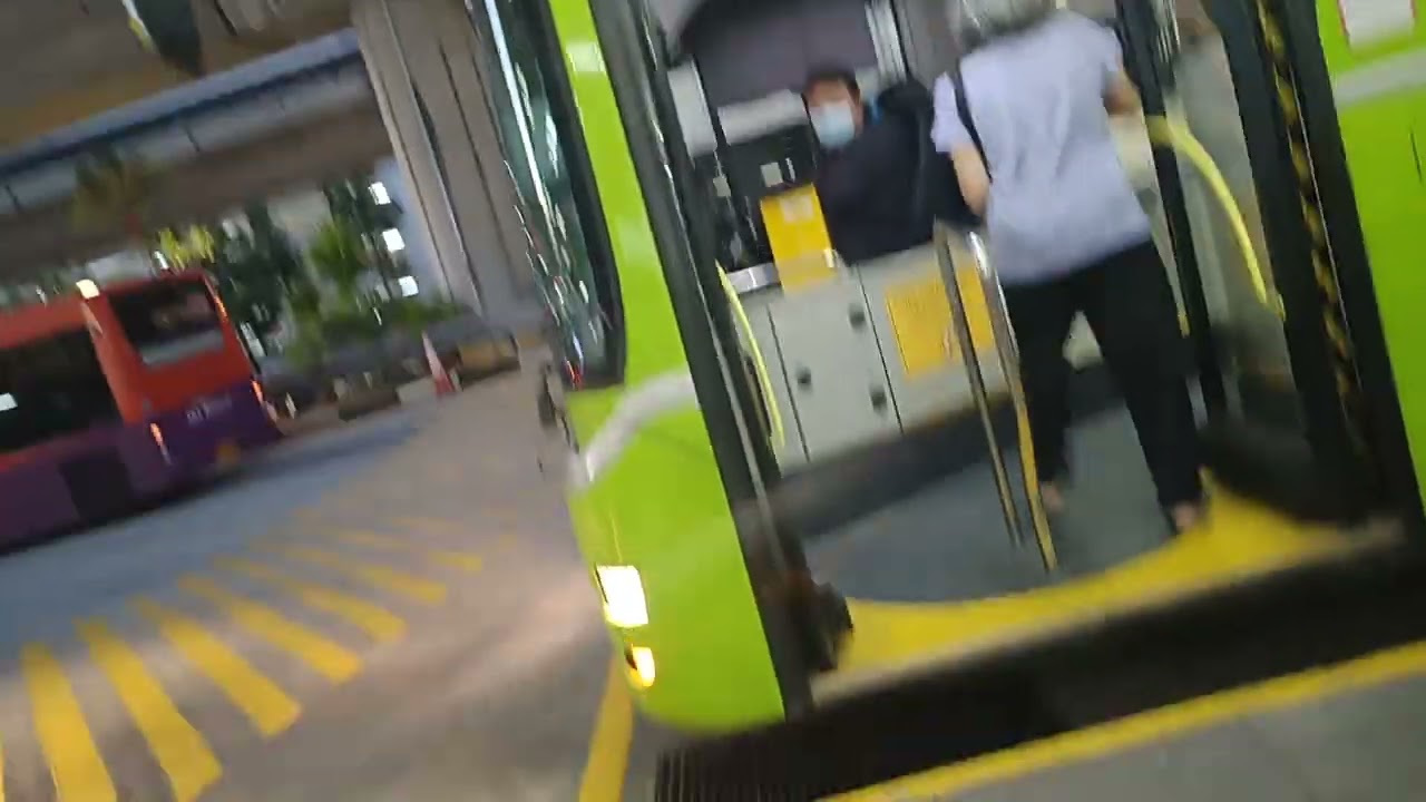 Night ride!!! Bus 60 SBS5077Y. Bus 63 SBS8587Y (musical zf)