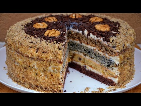 Видео: Торта с маково семе