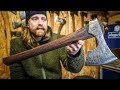 How to make an axe from 200 year old iron