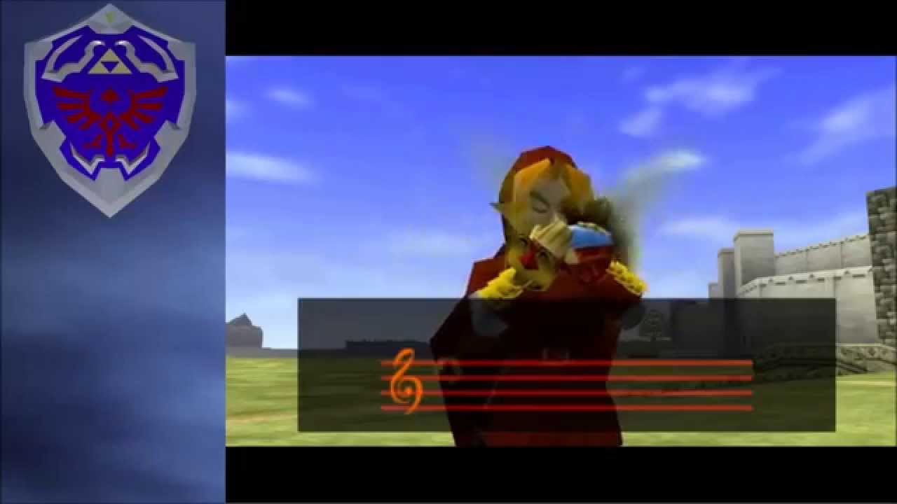 OoT shoot Deku nuts with bottle