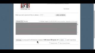 self destruct container - image file demo - instacrypt.it
