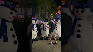 Meeting the Snowman gang at Universal #shorts #universalstudios