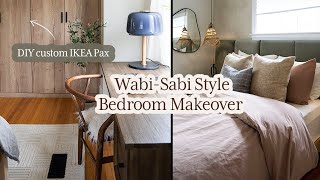 Wabi-Sabi Bedroom Makeover With Custom Ikea Pax Wardrobes