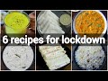 6 simple indian recipes for lockdown with minimal ingredients | easy indian recipes