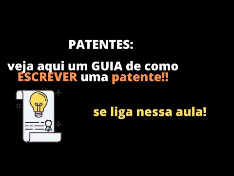 Vídeo: Como Registrar A Carta Patente Em Uma Nova Edição