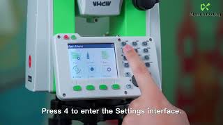 1.2 Introduction of the main menu and shortcut functions for Alpha Total station