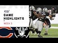 Bears vs. Raiders Week 5 Highlights | NFL 2019