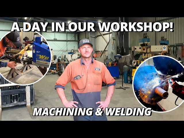 12 Hour Day in Our Workshop! | Machining, Welding & Line boring class=