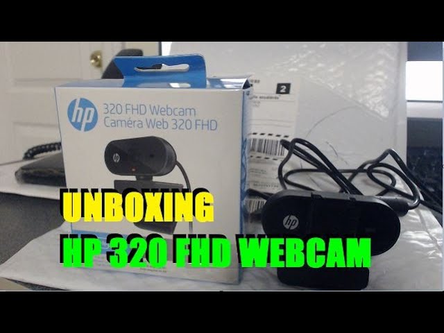 320 Al Raffet - Unboxing YouTube HP FHD Webcam -
