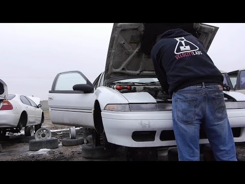 Pulling Junkyard Car Parts Tutorial DIY