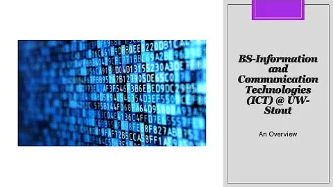 BS Information and Communication Technologies (ICT) @ UW-Stout