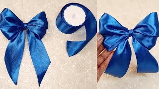 Lentdən Bantik Düzəltmək Diy Ribbon Bow Bantik Bağlamaq 