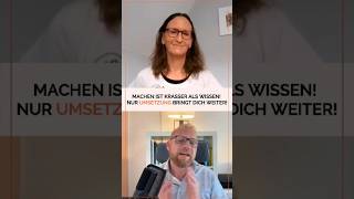 Machen ist krasser als Wissen! Nur Umsetzung bringt dich weiter! 💥