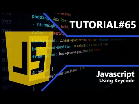 Javascript | Using Keycode | Tutorial #65